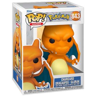 FUNKO  Pokemon POP! Games Vinyl figurine Charizard (EMEA) 9 cm- - Figu