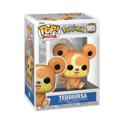 FUNKO  Pokemon Pop! Games Vinyl Teddiursa 9 Cm Figure Clair 