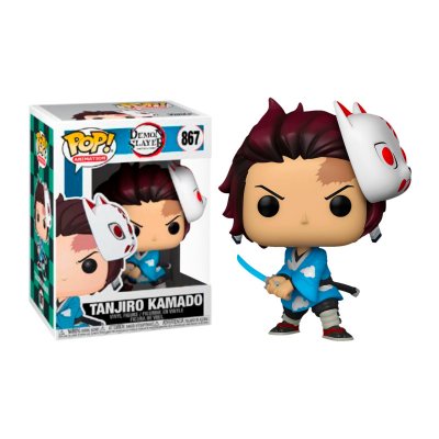 FUNKO  Pop! Animation #867 D&eacute;mon Slayer PVC Tanjiro Kamado avec Masque