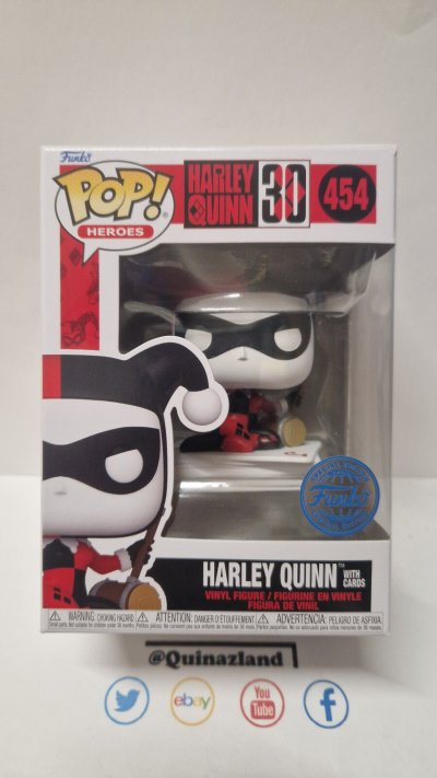 FUNKO  Pop Dc Comics Harley Quinn Exclusive Rouge
