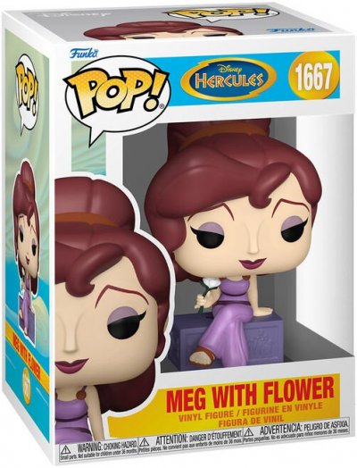 FUNKO  Pop ! Disney Hercules 25th - Meg W/Flower (10 Cm)