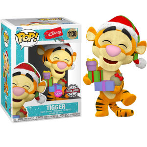 FUNKO  Pop Disney Holiday Tigger Flocked Exclusive Multicolore