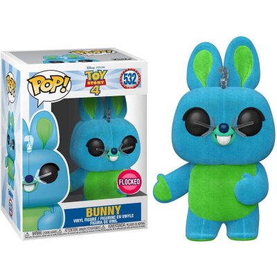  Funko Pop Disney Toy Story 4 Bunny Flocked Exclusive Bleu