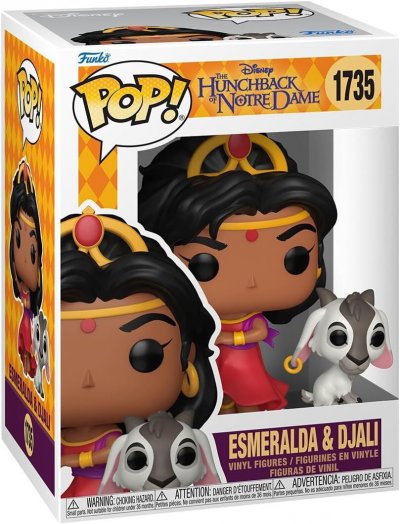 FUNKO  Pop Figurine D'action Disney Esmeralda & Djali Film Collection