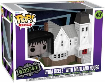FUNKO  Pop! Figurine Lydia Deetz Avec La Maison Maitland Beetlejuice 9 Cm 