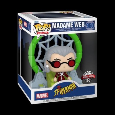 FUNKO  POP FUN58869 Madame Web Spiderman Deluxe Marvel - Neuf