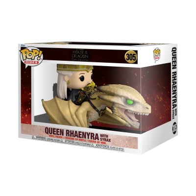 FUNKO  Pop House Of The Dragon Rhaenyra With Syrax 76490 Figure Beige