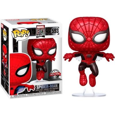 FUNKO  Pop Marvel 80th First Appearance Spider-man Exclusive Rouge