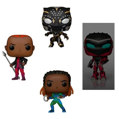 FUNKO  Pop Marvel Black Panther Wakanda Forever Exclusive Multicolore 