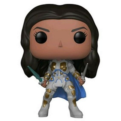 FUNKO  Pop! Marvel Thor Ragnarok Valkyrie #336 Sdcc 2018 + Pop Protector