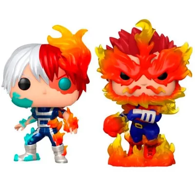 FUNKO  Pop My Hero Academia Shoto Todoroki And Endeavor Exclusive Orange