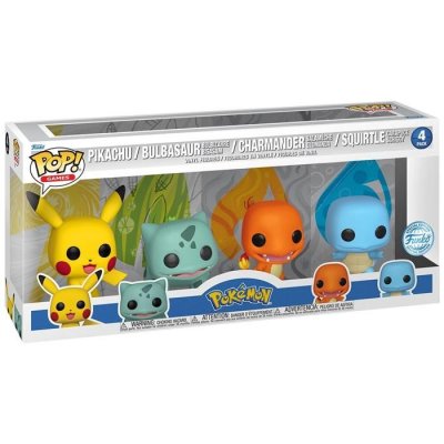FUNKO POP ! Pok&eacute;mon Kanto Starter Coffret 4 Figurines
