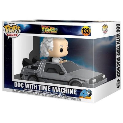 FUNKO  Pop! Rides Retour vers le Futur Doc Delorean