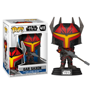  Funko Pop Star Wars Clone Wars Gar Saxon Rouge,Noir