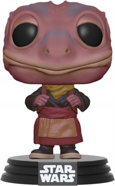 FUNKO  Pop Star Wars The Mandalorian Frog Lady Exclusive Orange