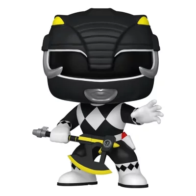 FUNKO  Power Rangers 30th Figurine POP! TV Vinyl Black Ranger 9 cm- -