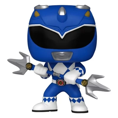 FUNKO  Power Rangers 30th Figurine POP! TV Vinyl Blue Ranger 9 cm- - F