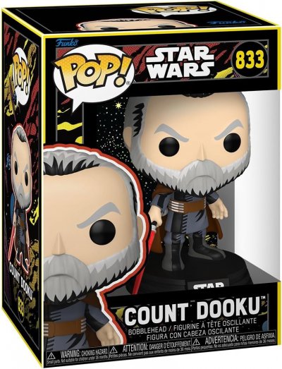 FUNKO  Star Wars Figurine De Jeu Count Dooku R&eacute;tro Vinyle Collection