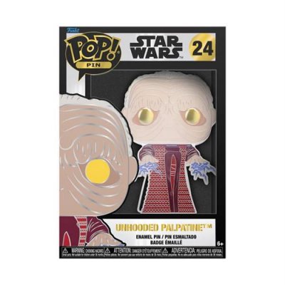 FUNKO  Star Wars POP! Pin pin's &eacute;maill&eacute; Unhooded Palpatine 10 cm- - Ba