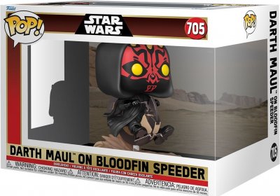 FUNKO  Star Wars POP! Rides Deluxe Vinyl figurine Darth Maul on Bloodfin 9 cm - Figurine - FK76014 