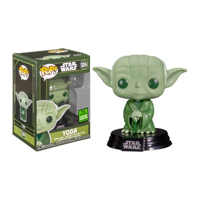  Funko Star Wars - Pop Vinyl Figure 124 Yoda (Green Deco) 9 cm