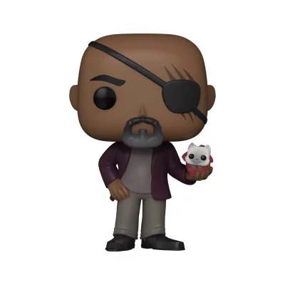 FUNKO  The Marvels Pop! Vinyl Figure Nick Fury 9 Cm Marron