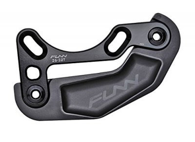 FUNN  Lateral Zippa Bash 26/32t Chain Guide Argent&eacute;