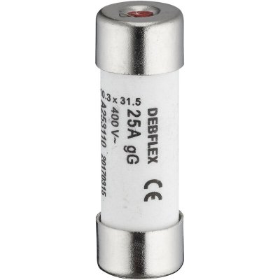 DEBFLEX Fusible avec voyant 10,3X31,5 25A 400V sachet de 3