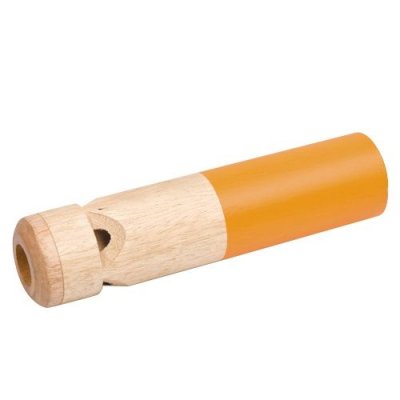 FUZEAU  - 70776 - Sifflet train en bois peint - Authentique son du train &agrave; vapeur - D&egrave;s 4 ans