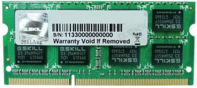 G.SKILL  8 Go DDR3-1600, M&eacute;moire
