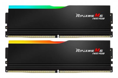G.SKILL  Ripjaws M5 Neo RGB Black - 2 x 16 Go (32 Go) - DDR5 6000 MHz - CL28 