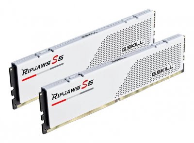 G.SKILL  Ripjaws S5 White - 2 x 16 Go (32 Go) - DDR5 6000 MHz - CL28 