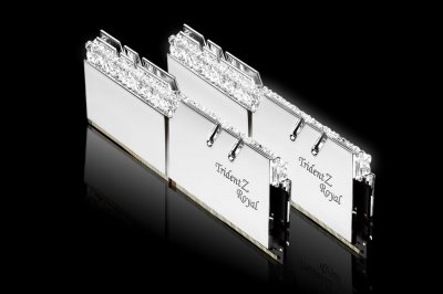 G.SKILL  Trident Z Royal Silver 16 Go (2x8 Go) 3200 Mhz Cl14