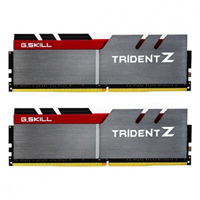 G.SKILL  Trident Z Silver / Red DDR4 2 x 8 Go 3200 MHz CAS 16