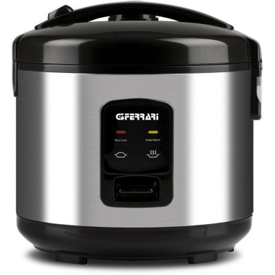 G3 FERRARI  risocotto cuiseur &agrave; riz 1,8 l 700 w noir, acier inoxydable 