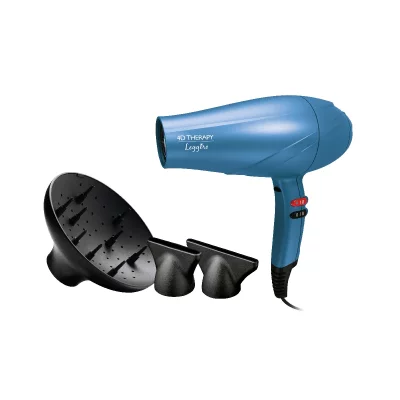 GAMA GA.MA Leggero Ion 4D Therapy Noir, Bleu 2400 W