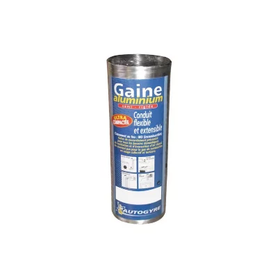 AUTOGYRE Gaine flexible alu 3M diam&egrave;tre 110 pour hotte 