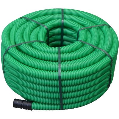 JARDIBRIC Gaine pour r&eacute;seaux enterr&eacute;s vert, Diam.40 mm, L.25 m