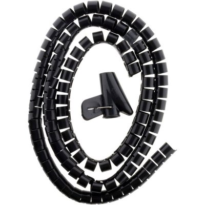 HBF Gaine range c&acirc;ble Noir &Oslash;20 1,5m 