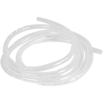 DEBFLEX Gaine range-c&acirc;ble transparent pour moulure, H.200 x P.1 cm