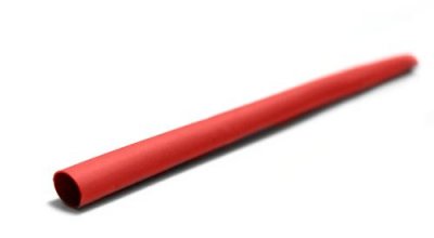 ZENITECH Gaine thermor&eacute;tractable rouge, L.1 m, Diam.3.2 mm, 