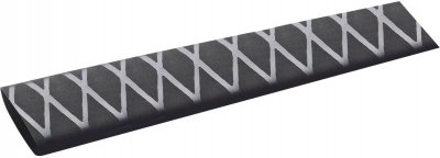 TRU COMPONENTS Gaine thermor&eacute;tractable sans colle 2:1 1570693 noir &Oslash; avant retreint: 36 mm 1 pc(s)