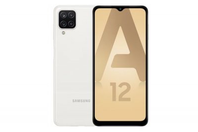 SAMSUNG Galaxy A12 64 Go - Blanc - D&eacute;bloqu&eacute;