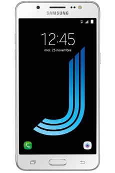 SAMSUNG Galaxy J5 16 Go, Blanc, - Reconditionn&eacute;