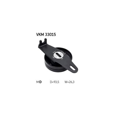 SKF Galet enrouleur de courroie d'accessoires  VKM 33015
