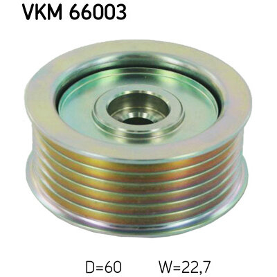 SKF Galet enrouleur de courroie d'accessoires  VKM 66003