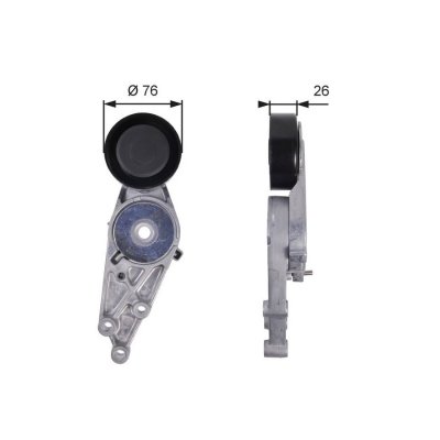 GATES Galet tendeur de courroie d'accessoire  T38151