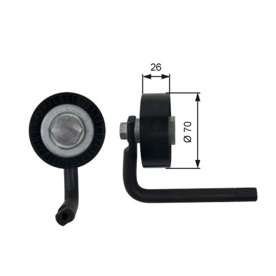 GATES Galet tendeur de courroie d'accessoire  T39202