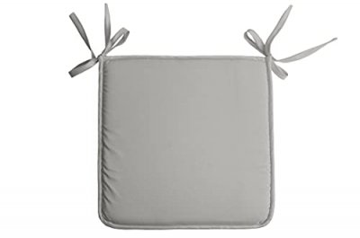 HOME MAISON Galette de chaise unie aux multiples couleurs - Mastic - 38 x 38 cm