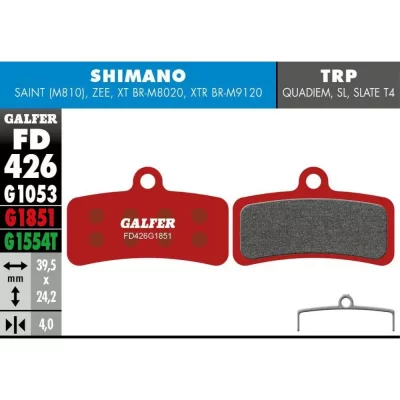 GALFER  Freins  Advanced Advance Shimano Saint Zee One Size
